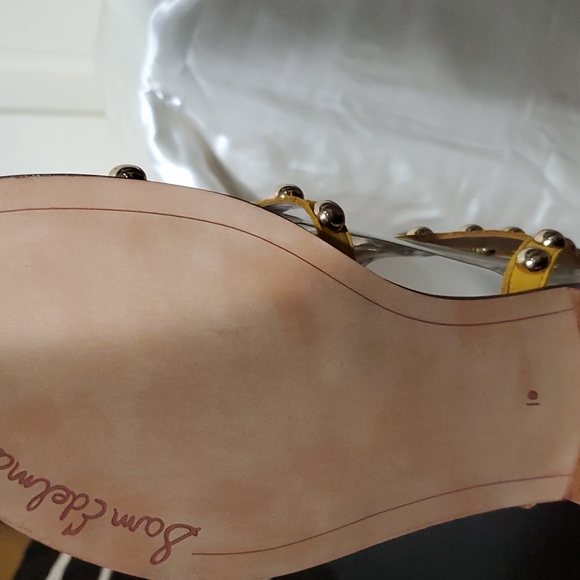 SAM EDELMAN EAVAN YELLOW SZ 10 - Picture 4 of 4